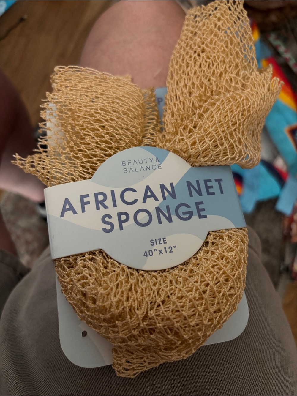 African Net Sponge - Tan